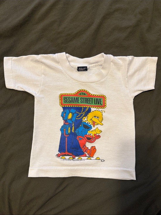 Fruit of the Loom Other - Vintage Sesame Street Live T-Shirt Tee BEST Fruit of the Loom Cookie Monster Kid